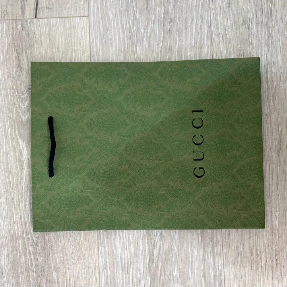 Gucci Authentic Black GG Marmont Thin Belt